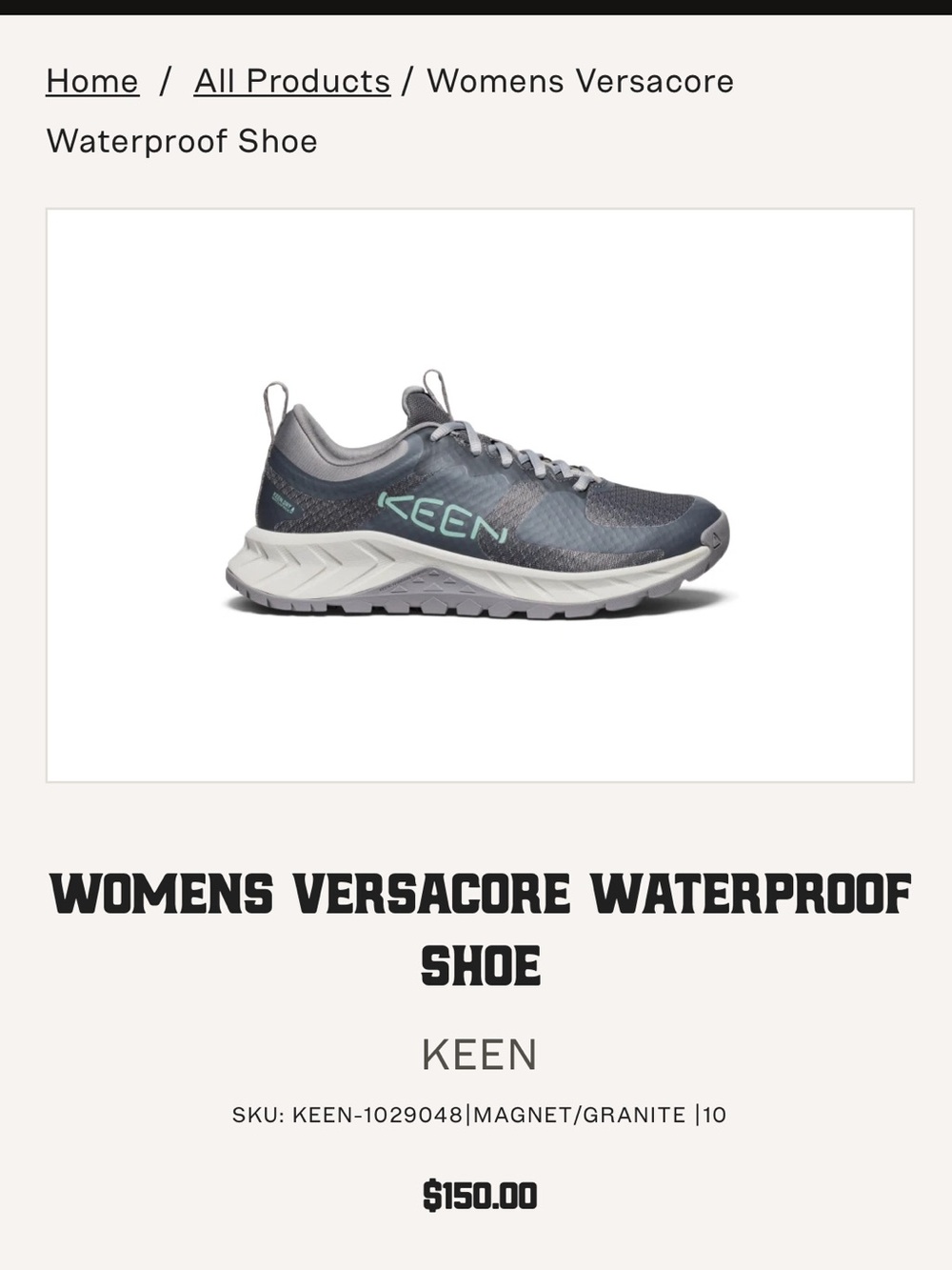 KEEN womens Versacore Speed Shoe